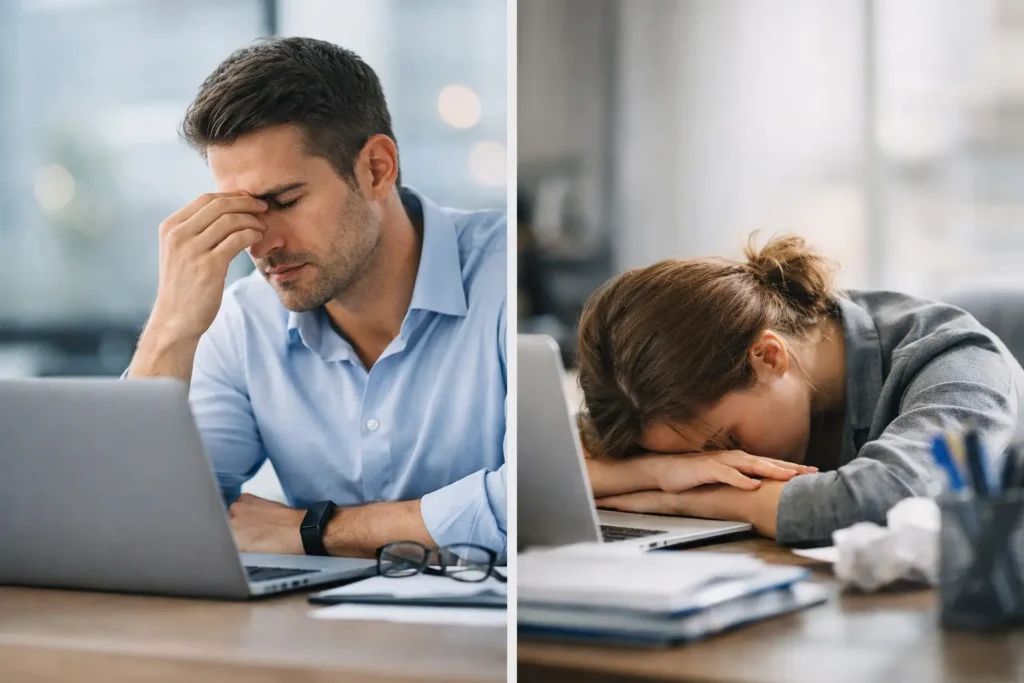 Stress vs Burnout Symptoms: Tell Them Apart